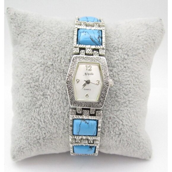 Women Novelle Quartz WR Analog 21mm Dial Causal Tank Style Watch (G446) - Picture 1 of 10